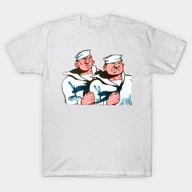 Angry sailors T-Shirt by Marccelus